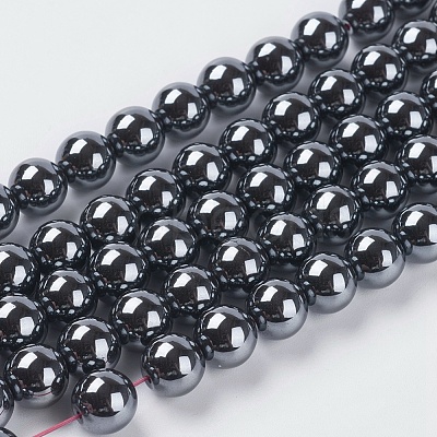 Non-Magnetic Synthetic Hematite Beads Strands G-H1071-1-1