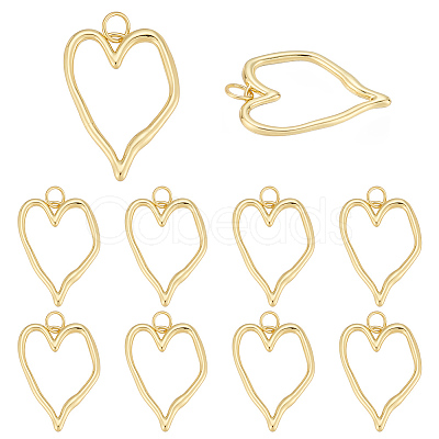 10Pcs Brass Pendants KK-ME0001-63-1