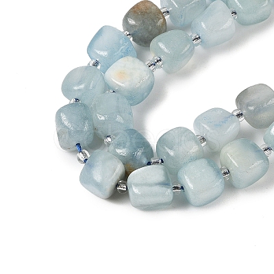 Natural Aquamarine Beads Strands LS-G-A254-A01-02-1