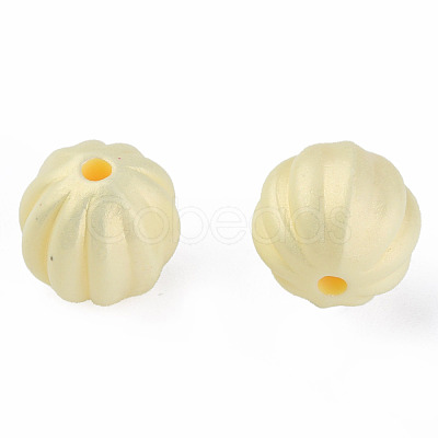 Spray Painted Acrylic Beads MACR-T037-01A-1