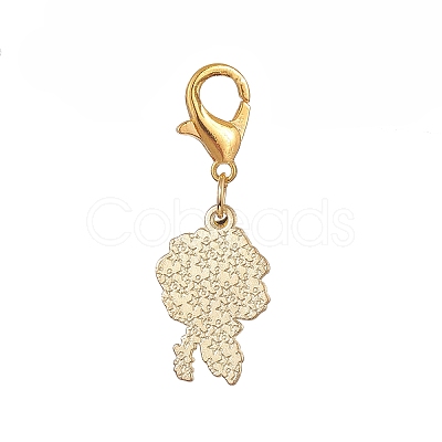 Alloy Enamel Pendant Decoraiton HJEW-JM00960-1