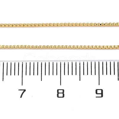 Brass Venetian Chain NJEW-E151-04G-1