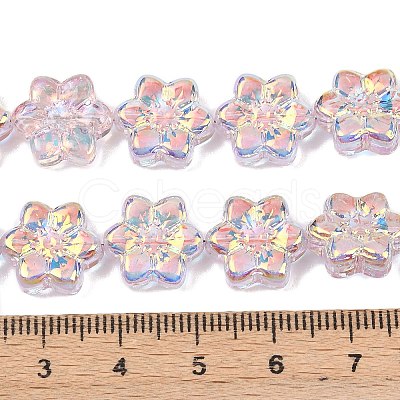 Electroplate Glass Beads Strands EGLA-P069-02A-AB05-1