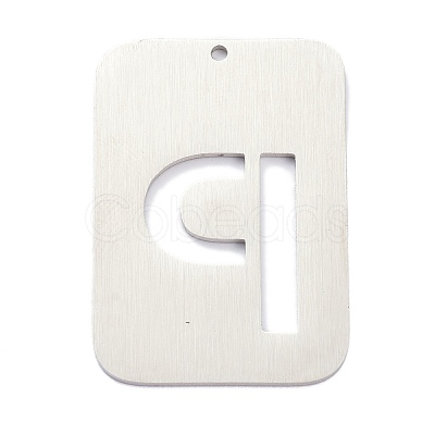 Non-Tarnish 304 Stainless Steel Pendants STAS-K216-49P-P-1