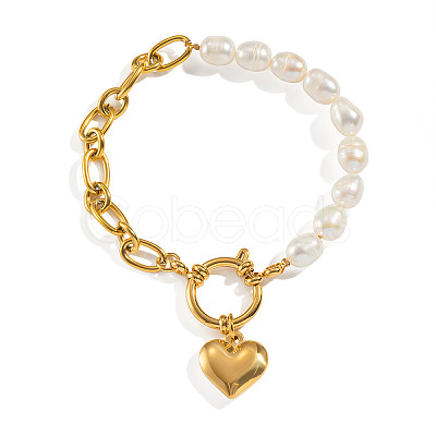 304 Stainless Steel Charm Bracelets QS7539-1