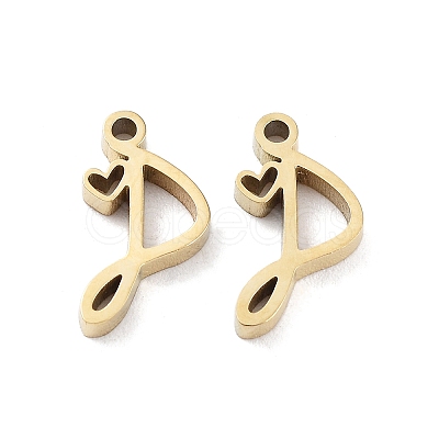 304 Stainless Steel Charms STAS-M327-02G-P-1