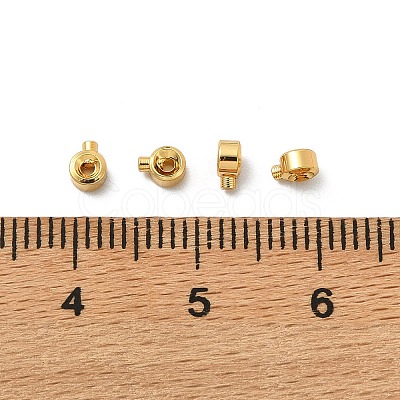 SHEGRACE Brass Crimp Beads XGR0053G-63G-1