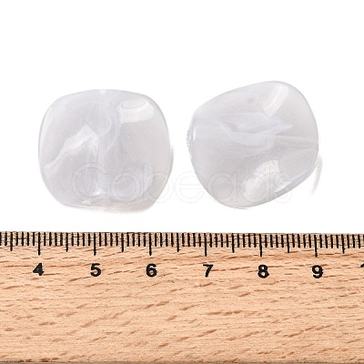 Opaque Acrylic Imitation Gemstone Beads OACR-G061-01E-1