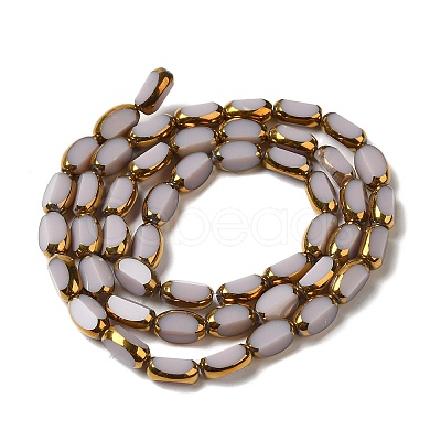 Electroplate Glass Beads Strands EGLA-P061-02A-03-1