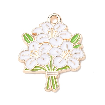 Alloy Enamel Pendants ENAM-I089-02G-09-1