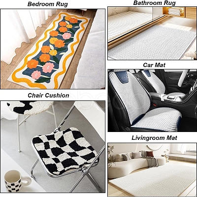 Square Polycotton Anti-Skid Fabrics DIY-WH20081-070C-1
