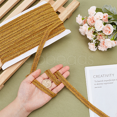 Polyester Centipede Lace Ribbon OCOR-WH0088-43A-02-1