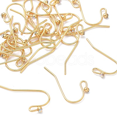 SHEGRACE Brass Earring Hooks XGR0137G-155G-1