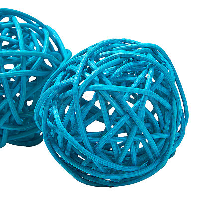 Wicker Rattan Balls AJEW-GF0001-10-1