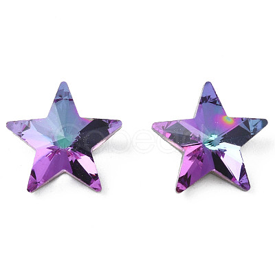 Glass Rhinestone Cabochons MRMJ-N029-04A-07-1
