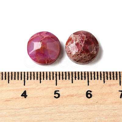 Dyed Natural Regalite/Imperial Jasper/Sea Sediment Jasper Cabochons G-L617-C02-10mm-1