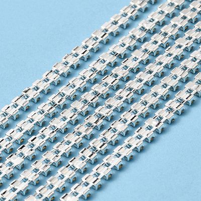 Glass Rhinestone Cup Chains CHC-TAC0001-01A-1