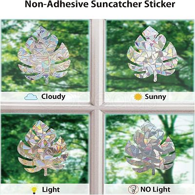 Waterproof PVC Plastic Laser Stickers DIY-WH0304-245-1