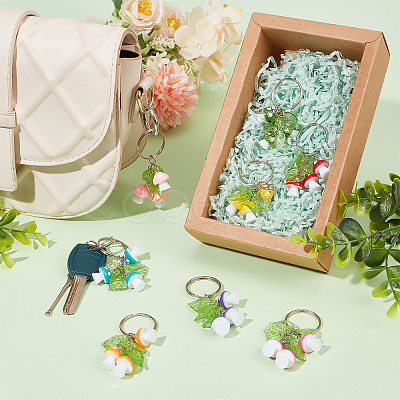 Resin Mushroom Keychain KEYC-PH01517-1