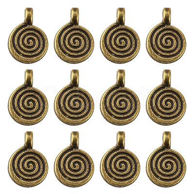 Tibetan Style Alloy Charms X-MLF0339Y-NF-1