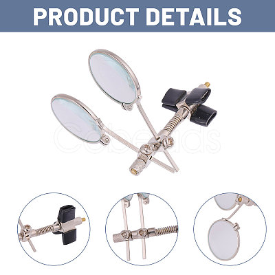 2Pcs Handheld Magnifying Glass TOOL-CA0001-32-1