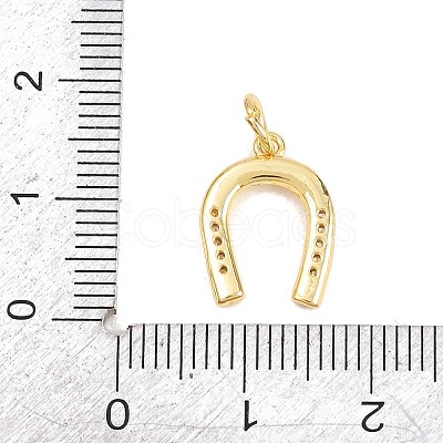 Brass Micro Pave Cubic Zirconia Pendants KK-H273-40G-01-1