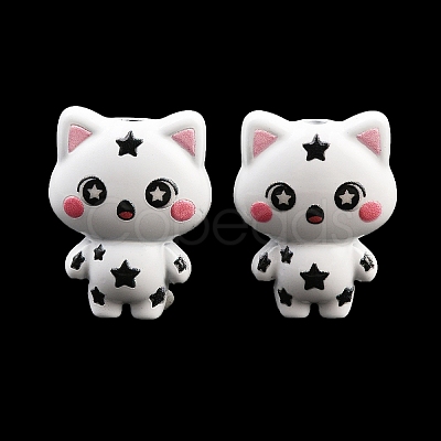 Baking Paint Zinc Alloy Beads AL-CBA032C-07-1