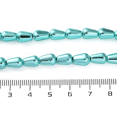 Electroplated Synthetic Non-Magnetic Hematite Beads Strands G-C248-H01-6x12mm-1