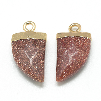 Synthetic Goldstone Pointed Pendants G-Q966-03-1