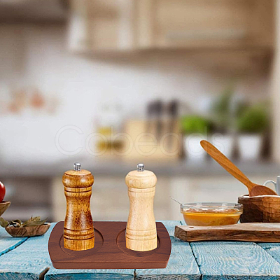 Wood Pepper Grinder Holder DJEW-WH0034-81B-1