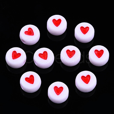 Opaque Acrylic Beads MACR-N008-57E-1