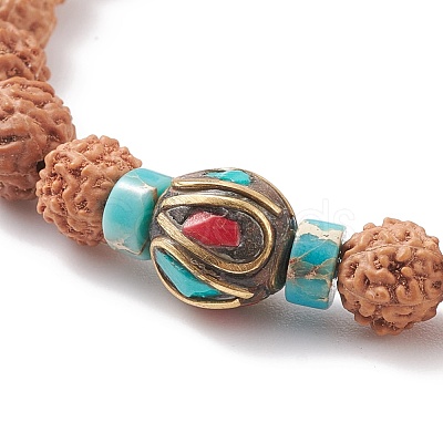 Mala Beads Bracelet BJEW-JB08256-1