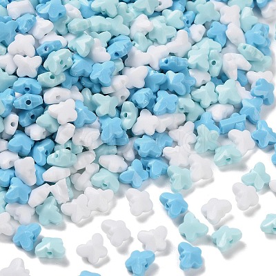 Opaque Acrylic Beads SACR-D009-02H-1