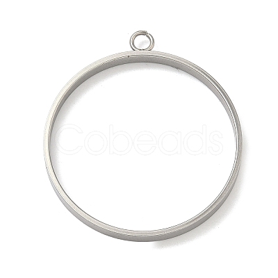 304 Stainless Steel Open Back Bezel Pendants STAS-B126-06G-P-1