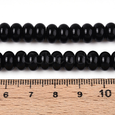 Opaque Solid Color Glass Beads Strands X-GLAA-ZX008-8mm-18F-1