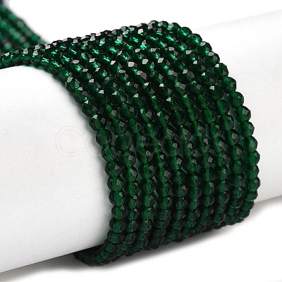 Transparent Glass Beads Strands GLAA-H021-03-15-1