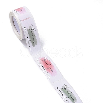 2 Rolls Self-Adhesive Paper Gift Tag Youstickers DIY-TA0013-48B-1