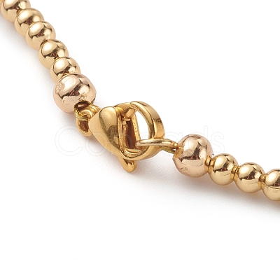 Letter Natural Freshwater Shell Pendant Necklaces NJEW-JN03421-03-1