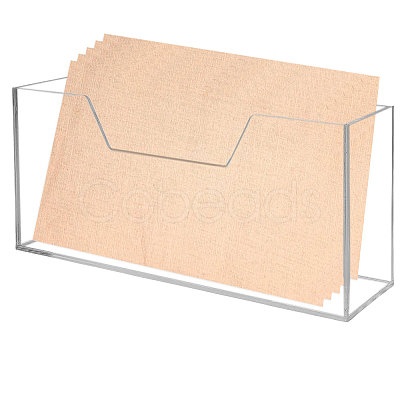 Transparent Acrylic Napkin Holder ODIS-WH0099-82B-1