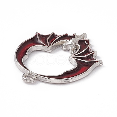 Alloy Enamel Pendants FIND-A021-07P-B-1