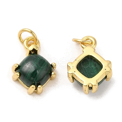 Rack Plating Brass Charms KK-C030-03G-1