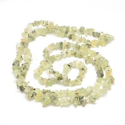 Prehnite Chip Bead Strands G-M205-11-1