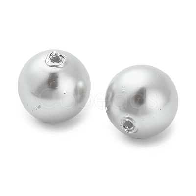 Baking Paint Pearlized Glass Pearl Round Beads HY-Q001-02A-04-1