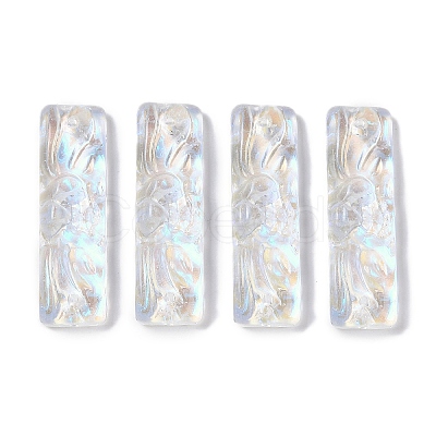 Baking Paint Glass Pendants GLAA-S202-16-1