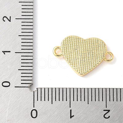 Brass Pave Natural White Shell Connector Charms KK-S522-03H-G-1