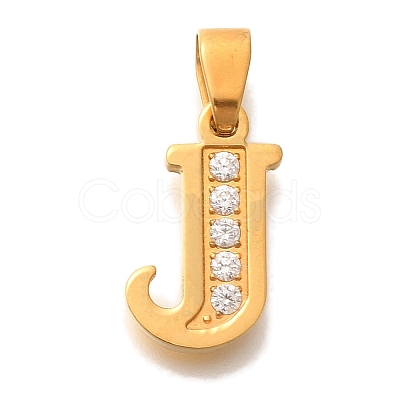 Ion Plating(IP) 304 Stainless Steel Rhinestone Pendants STAS-U035-01G-J-1