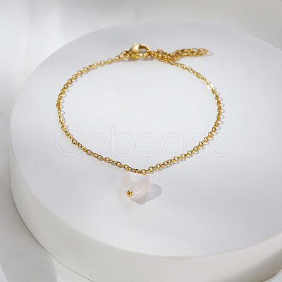 Elegant Glass Charm Bracelets ED1431-1-1