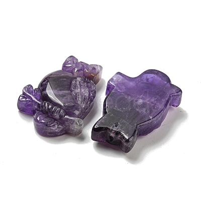Natural Amethyst Pendants G-M417-08C-1