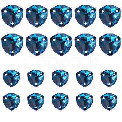 20Pcs 2 Style Sew on Rhinestone RGLA-GF0001-11-1