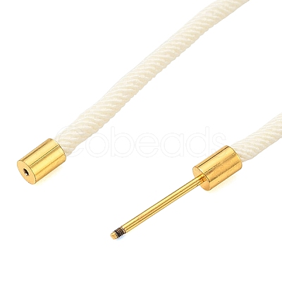 Adjustable Nylon Cord Necklace Making KK-CBACFA2-02G-33-1